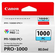  Картридж струйный Canon PFI-1000 PC 0550C001 фото голубой для Canon Pixma MG5740/MG6840/MG7740 