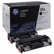  Картридж лазерный HP CE505D черный x2упак. (2300стр.) для HP LJ P2055/P2035/P2050 