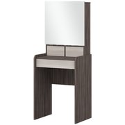  Стол туалетный «Николь», 580 × 450 × 1458 мм, зеркало, цвет ясень шимо светлый / тёмный (9269941) 