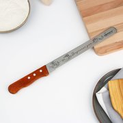  Нож для бисквита двусторонний «Вкусного дня», 38 х 3 см, лезвие 25 см (7603625) 