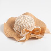  Шляпа женская, цвет бежевый, размер 56-58 (7818049) 