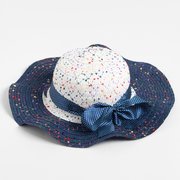  Шляпа женская, цвет темно-синий, размер 56-58 (7818046) 