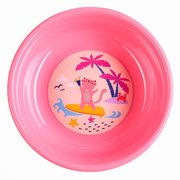  Тарелка детская с декором, 500 мл., цвет розовый (9223815) 