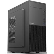  Корпус CBR PCC-ATX-E188-WPSU ATX Miditower E188, без БП, 1*USB 3.0, 2*USB 2.0, HD Audio+Mic, Black 