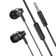  Наушники Borofone BM74 Singer universal earphones with microphone, black 