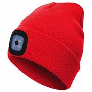  Шапка с фонарем КОСМОС KOCHAT2 Red 
