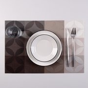  Салфетка сервировочная на стол «Пики», 45×30 см, цвет коричневый (3813426) 