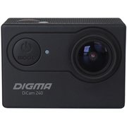  Экшн-камера Digma DiCam 240 черный 