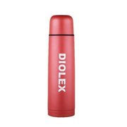  Термос Diolex DX-750-2 цветной: красный, синий, какао, нержавеющая сталь 