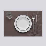  Салфетка сервировочная на стол «Росток», 45×30 см, цвет серый (115640) 