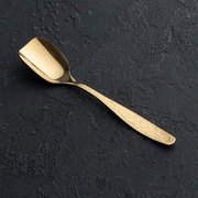  Ложка для сахара «Уралочка», толщина 2 мм (М13), с полным декоративным покрытием, цвет золотой (1646869) 