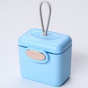  Контейнер для хранения детского питания 150 мл., с ложкой , цвет голубой (7550787) 