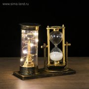  Песочные часы "Достопримечательности Франции", сувенирные, с подсветкой, 15.5 х 6.5 х 16 см, микс  4 (4154488) 