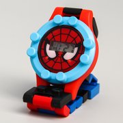  Часы наручные лего, Человек-паук, с ремешком-конструктором (3146419) 