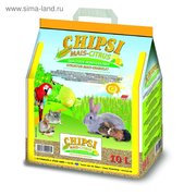  Наполнитель кукурузный ароматизированный Chipsi Mais Citrus цитрус, 10 л, 4,6 кг (5203358) 