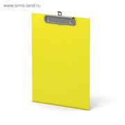  Планшет с зажимом А4, Erich Krause Neon, жёлтый (3643382) 