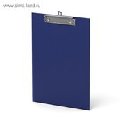  Планшет с зажимом А4, картон + бумвинил, Erich Krause STANDARD, синий (1083588) 