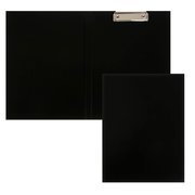  Папка-планшет с зажимом А4, 2 мм, Calligrata прочная, картон/бумвинил, черная (клипборд с крышкой) (7136104) 