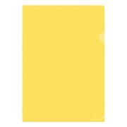  Папка-уголок А4, 150 мкм, Calligrata, прозрачная, жёлтая (7647736) 