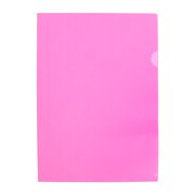  Папка-уголок, А4, 180 мкм, Calligrata, прозрачная, пастельная, розовая (7647754) 
