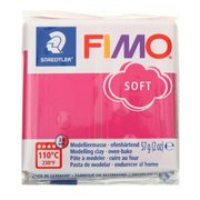  Пластика - полимерная глина FIMO soft, 57 г, малиновый (1252123) 