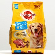  Сухой корм Pedigree для взрослых собак всех пород, говядина, 600 г (1144636) 