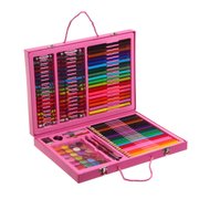  Набор для рисования в розовой коробке 122 предмета (3567757) 