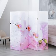  Ширма "Орхидея и капли воды", двухсторонняя, 200 × 160 см (4780734) 