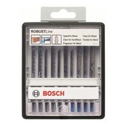  Набор пилок универсальные Bosch Robust Line 10пред. (лобзики) 2607010574 