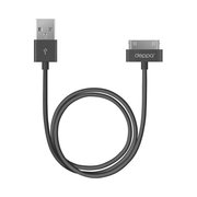  Дата-кабель Deppa USB-30-pin для Apple (72112) 1.2м, черный 