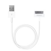  Дата-кабель Deppa USB-30-pin для Apple (72101) 1.2м, белый 