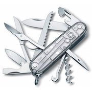  Нож перочинный Victorinox Huntsman (1.3713.T7) 91мм 15функций серебристый полупрозрачный карт.коробка 