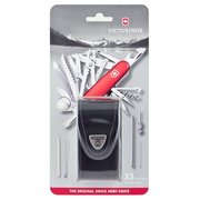  Нож перочинный Victorinox SwissChamp (1.6795.LB1) 91мм 33функций красный блистер 