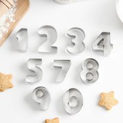  Набор форм для печенья «Цифры», 9 шт (4318636) 