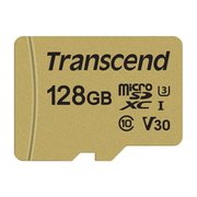 Карта памяти Transcend microSDXC 128Gb Class10 TS128GUSD500S 500S w/o adapter 
