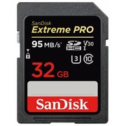 Карта памяти Sandisk SDSDXXG-032G-GN4IN Extreme Pro SDHC 32GB - 95MB/s V30 UHS-I U3 