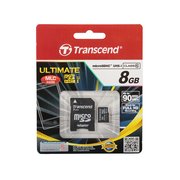  Карта памяти Transcend microSDHC 8GB Class 10 UHS-I Ultimate,600x TS8GUSDHC10U1 