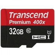  Карта памяти Transcend TS32GUSDCU1 micro SDHC Premium 32GB UHS-I Class 10 U1 без адаптера 