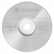  Диск DVD-R Verbatim 4.7Gb 16x Bulk (10шт) (43 729) 
