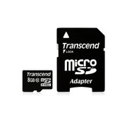  Карта памяти Transcend microSDHC 8GB Class 10 (SD адаптер) TS8GUSDHC10 