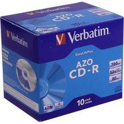  Диск CD-RW Verbatim 700Mb 10x Cake Box (10шт) (43480) 