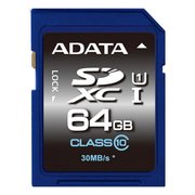  Карта памяти A-DATA Premier SDXC 64GB Class 10 UHS-I (ASDX64GUICL10-R) 