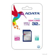  Карта памяти A-DATA SDHC Premier 32GB Class 10 UHS-I (ASDH32GUICL10-R) 