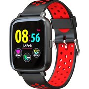  Смарт-часы Jet Sport SW-5 52мм 1.44" OLED черный (SW-5 Red) 