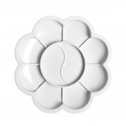  Палитра «Цветочек» мини, 9 ячеек, белая (4134418) 