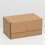  Коробка самосборная "Почтовая", бурая, 30 х 20 х 15 см (7159607) 
