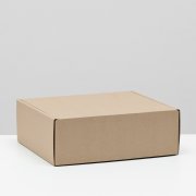  Коробка самосборная, бурая, 26 х 24 х 10 см (7511003) 
