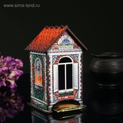  Чайный домик "Дом из красного кирпича", 9,8×9,8×17,4 см (3278912) 