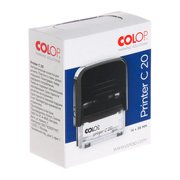  Оснастка для штампа Colop, 38 х 14 мм, автоматическая, пластиковая, прозрачная, чёрная (7454700) 