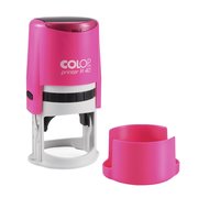  Оснастка для печати круглая Colop Printer R40 40 мм с крышкой неон розовый (9225750) 